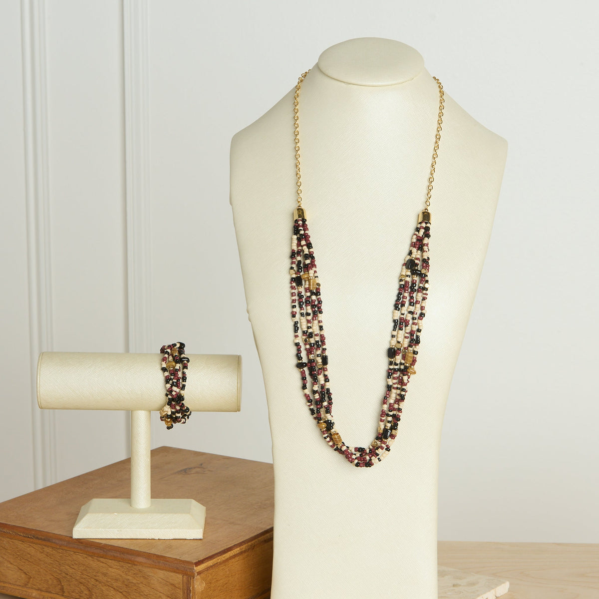 Multi Beaded stretch Bracelet