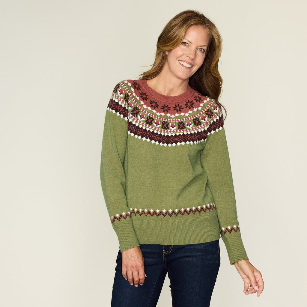 Woodland Fox Fair Isle Sweater