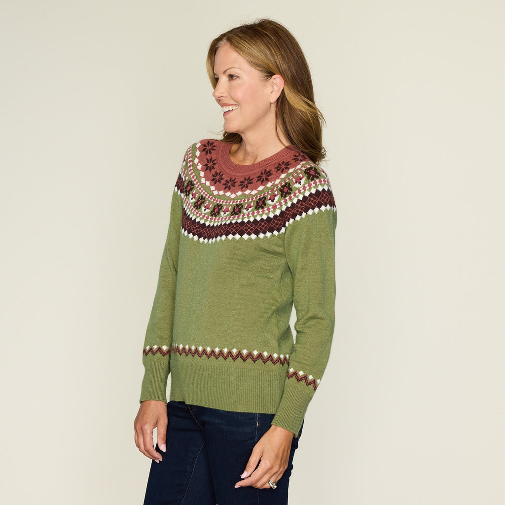 Woodland Fox Fair Isle Sweater
