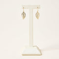 Leaf Fishhook Earrings