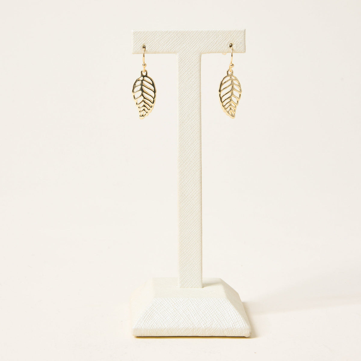 Leaf Fishhook Earrings