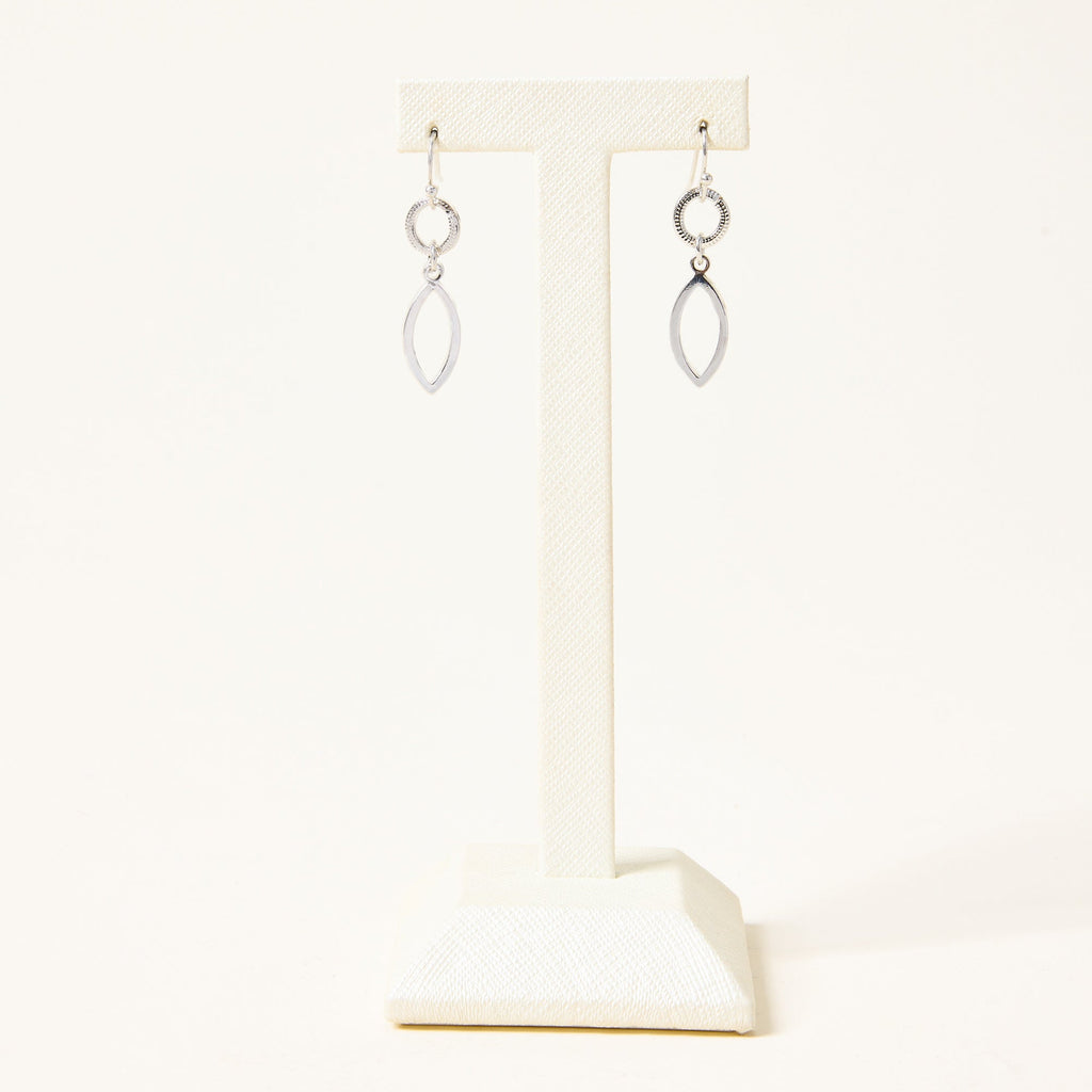 Metal Drop Dainty Fishhook Earrings