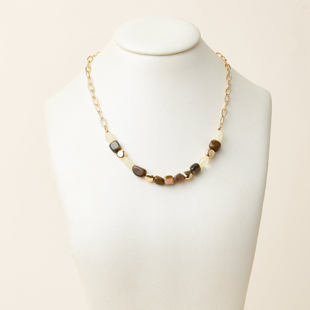 Short Tiger's Eye Necklace