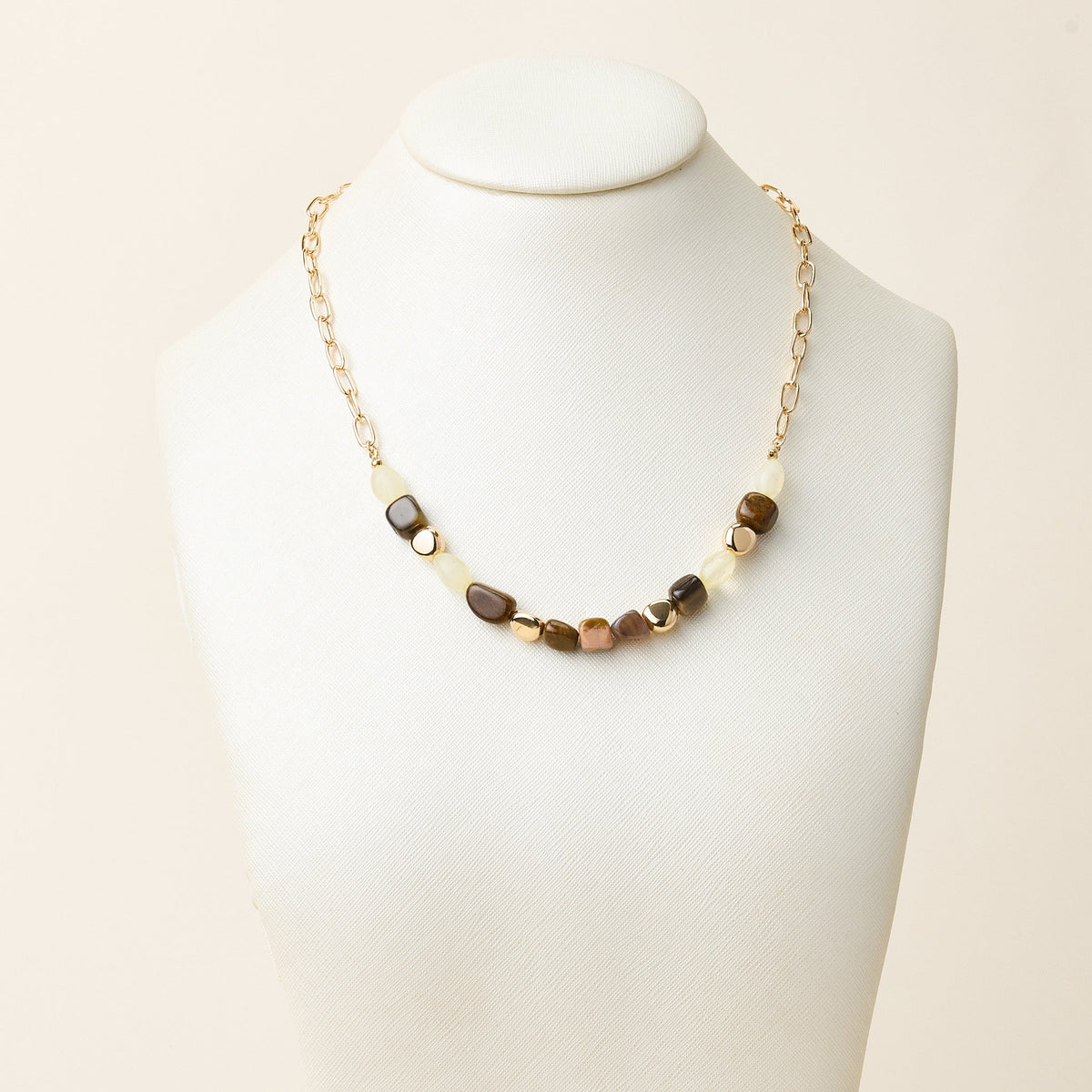 Short Tiger's Eye Necklace