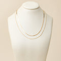 Short Layered Snake Chain Necklace