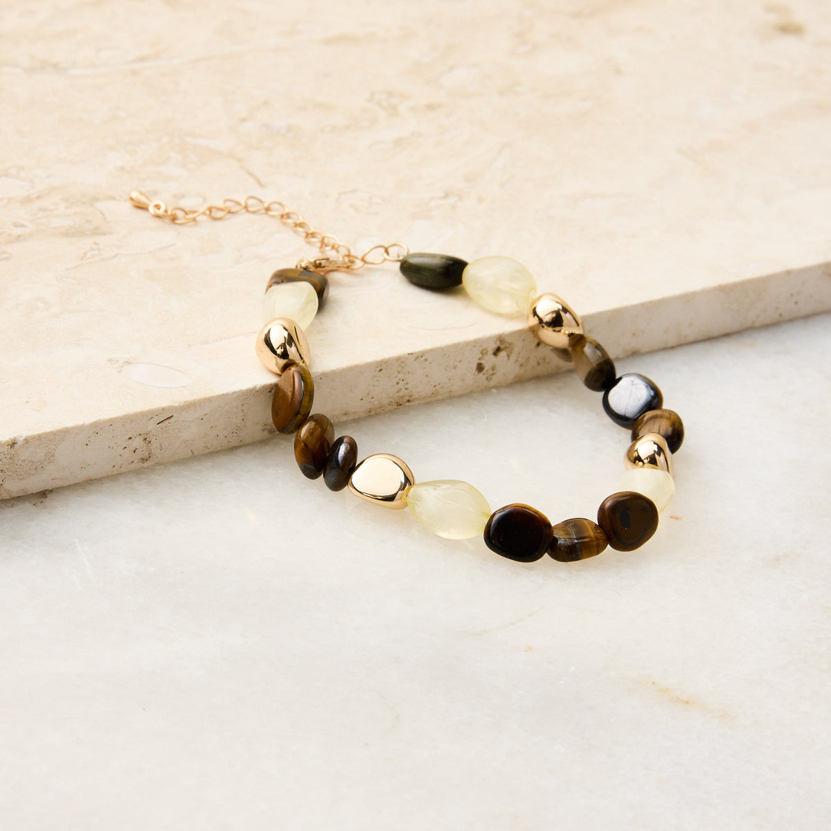 Beaded Neutral Colored Bracelet