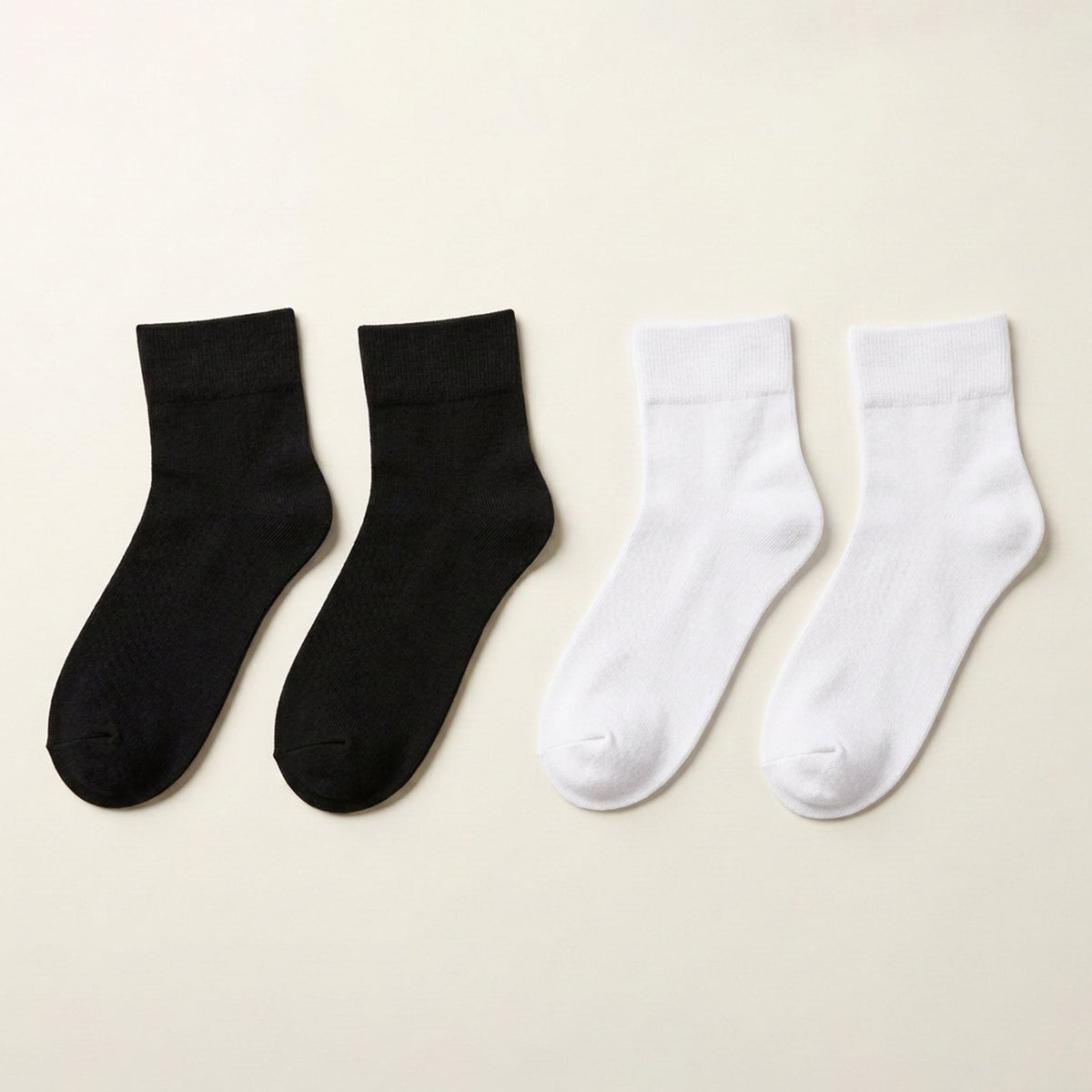 2 Pk Flat Knit Comfort Top Crew Socks