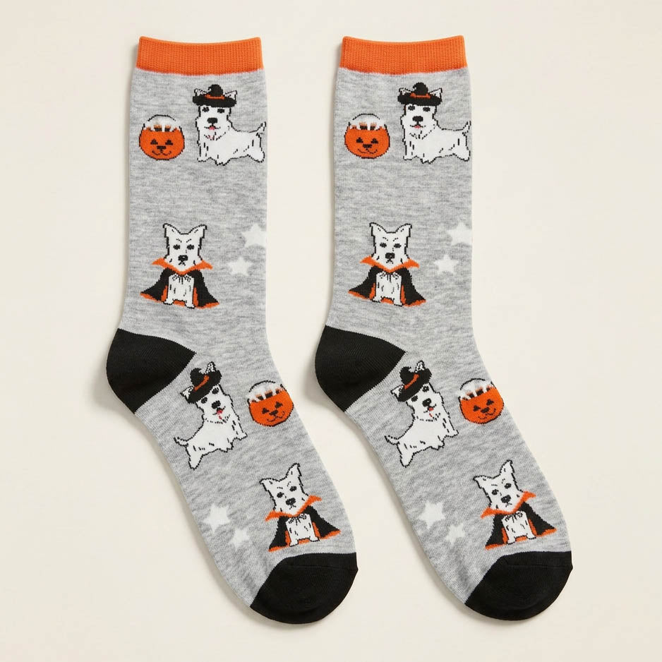 Halloween Dog Crew Socks