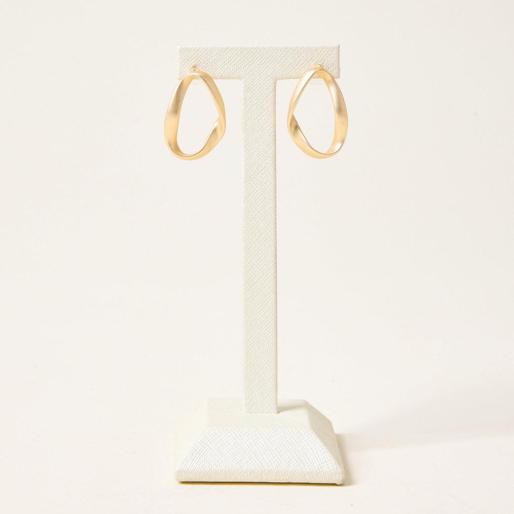 Variegated Sphere Post Back Earrings