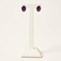 Round Post Back Stud Earrings