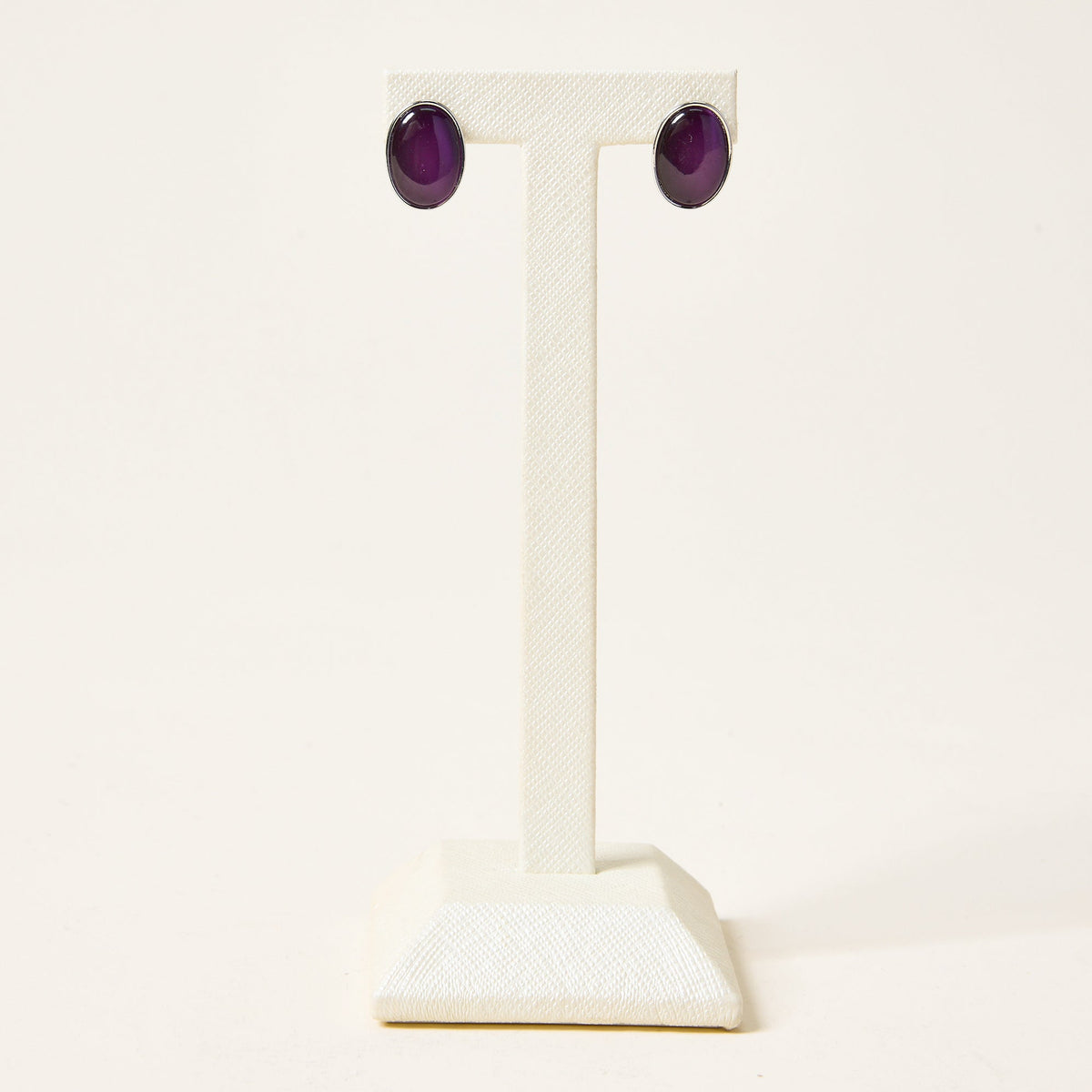 Round Post Back Stud Earrings