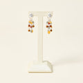 Beaded Drop Stud Earring