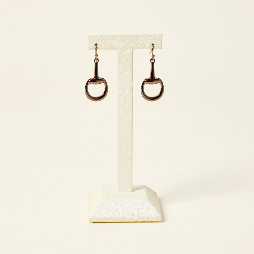 Horsebit Drop Earrings