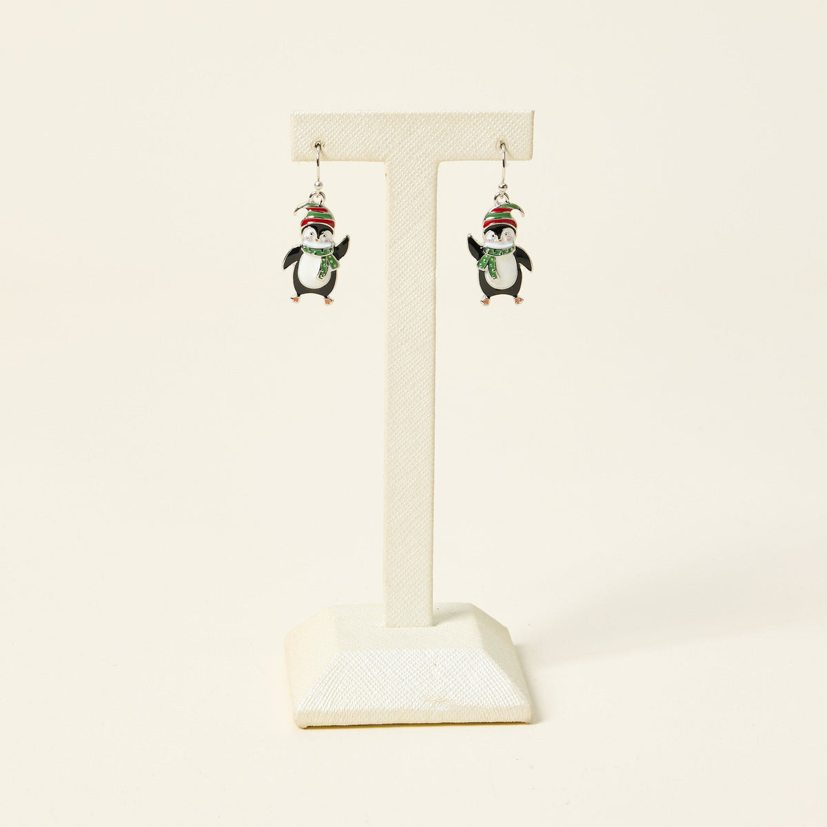 Penguin Fish Hook Earrings