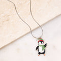 Long Penguin Pendant Necklace