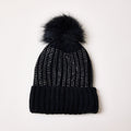 Allover Embellished Pom Stocking Hat