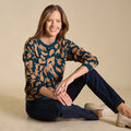 Abstract Knit Jacquard Sweater