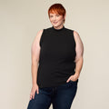 Sleeveless Mock Neck Perfect Tank