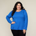 Long Sleeve Jewel Neck Perfect Tee