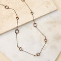 Long Horsebit Chain Necklace