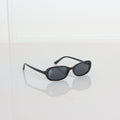 Black Oval Frame Sunglasses