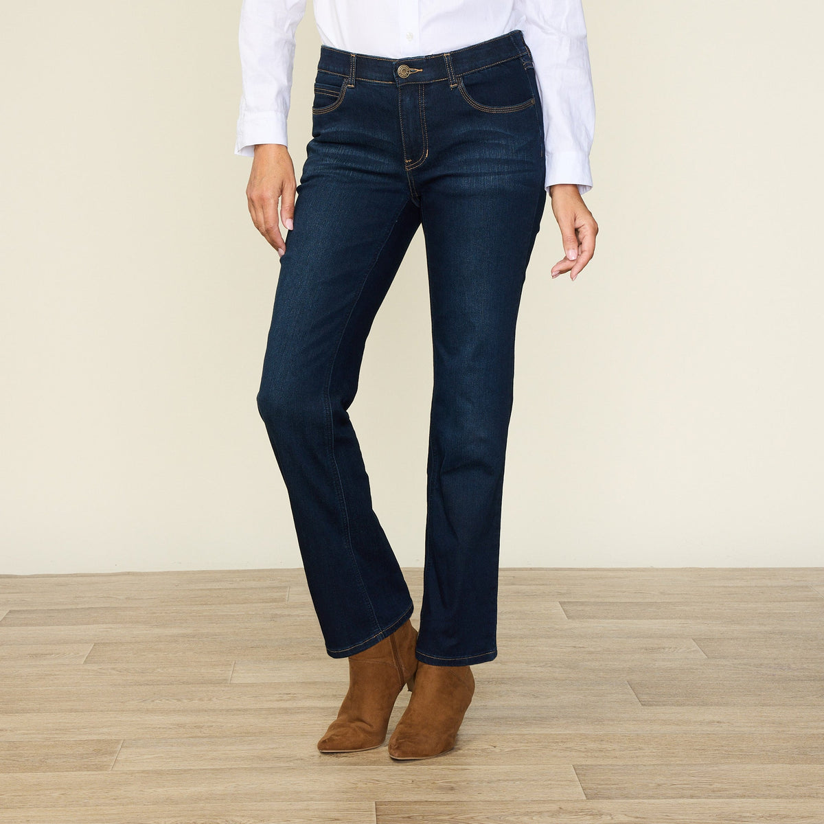 Signature Slimming Shaped Fit Barely Boot Jean