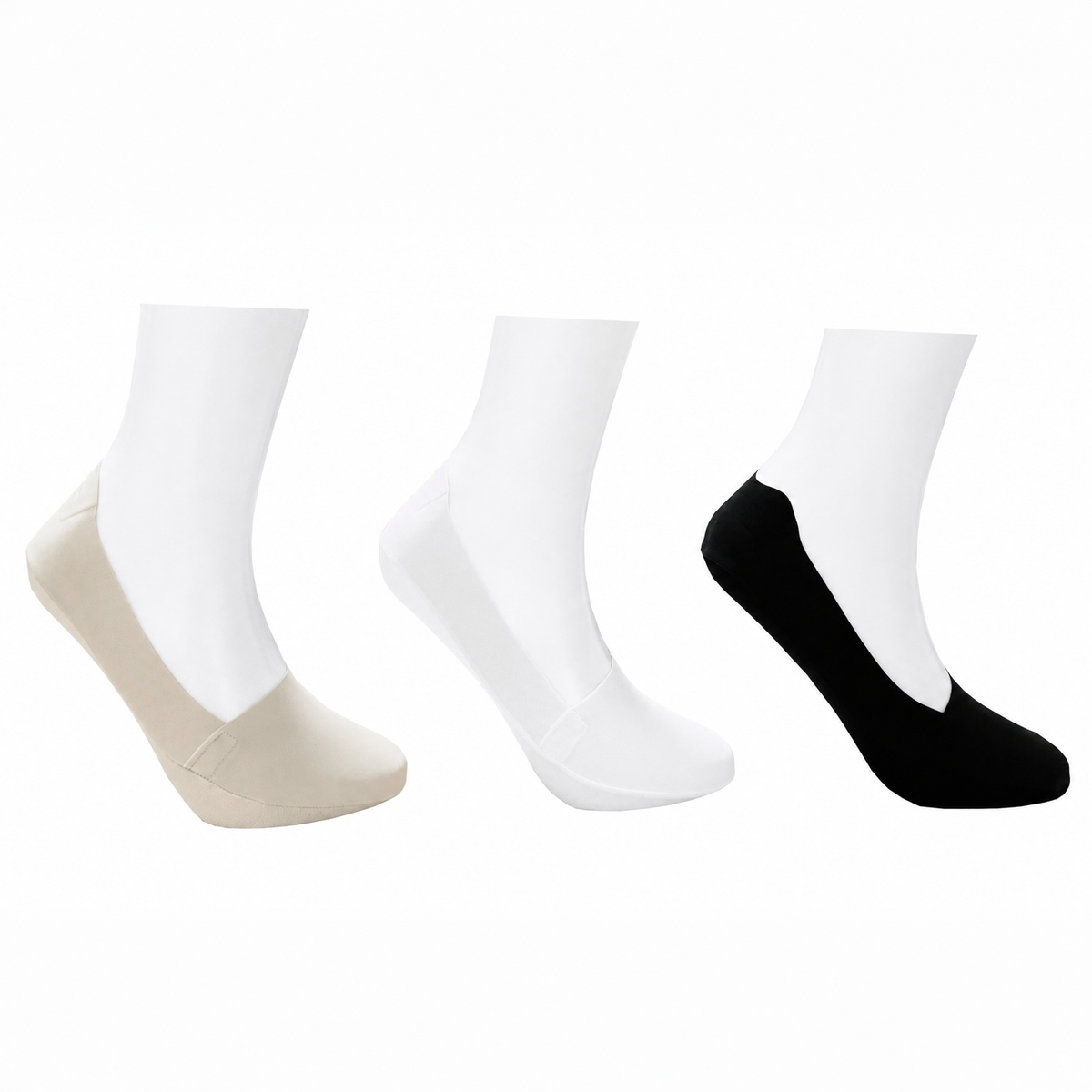 Keep Your Socks On 3 Pk Nylon Sneaker Liner