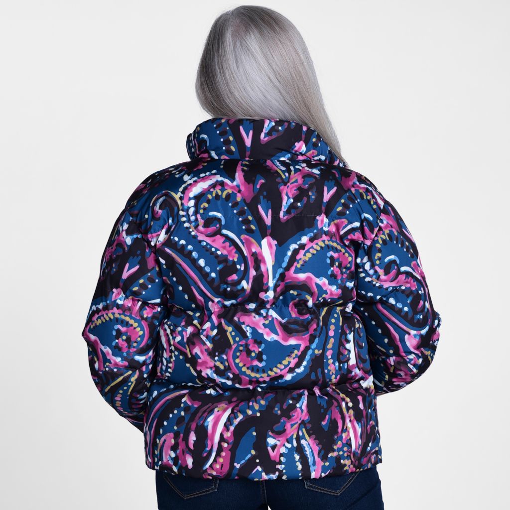 Relaxed Restyled Printed Puffer Jacket