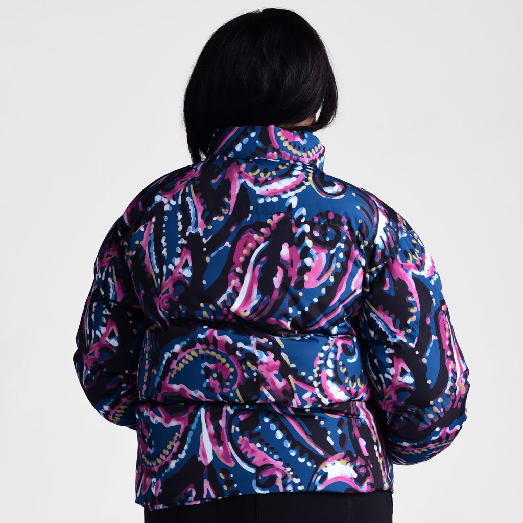 Relaxed Restyled Printed Puffer Jacket