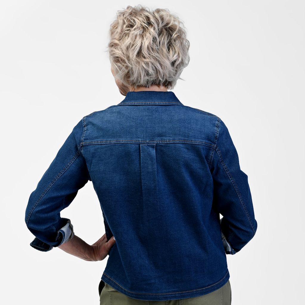 Stitch Detail Denim Jacket