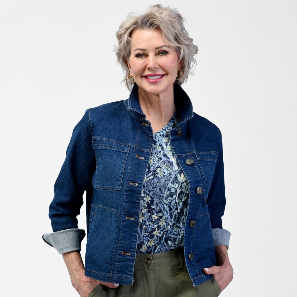 Stitch Detail Denim Jacket