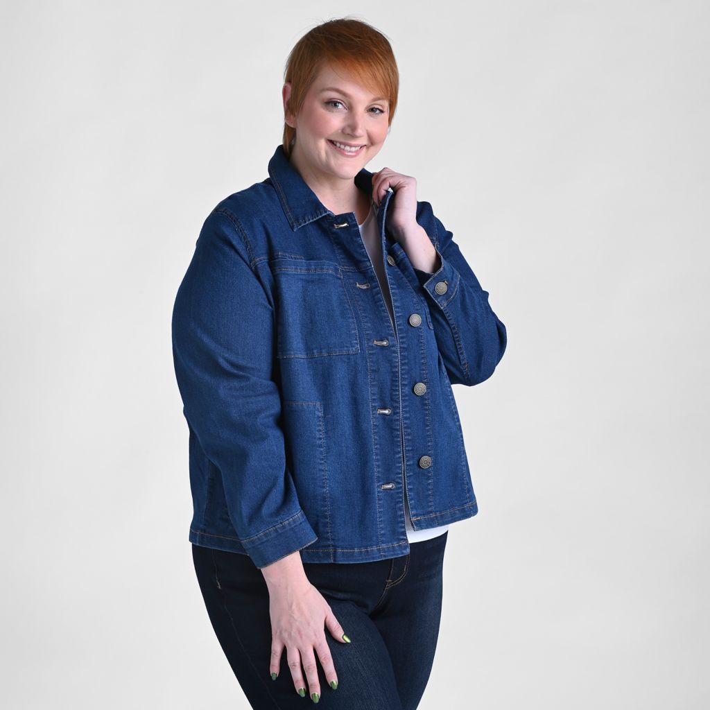 Stitch Detail Denim Jacket