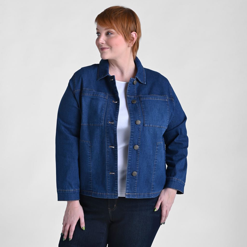 Stitch Detail Denim Jacket