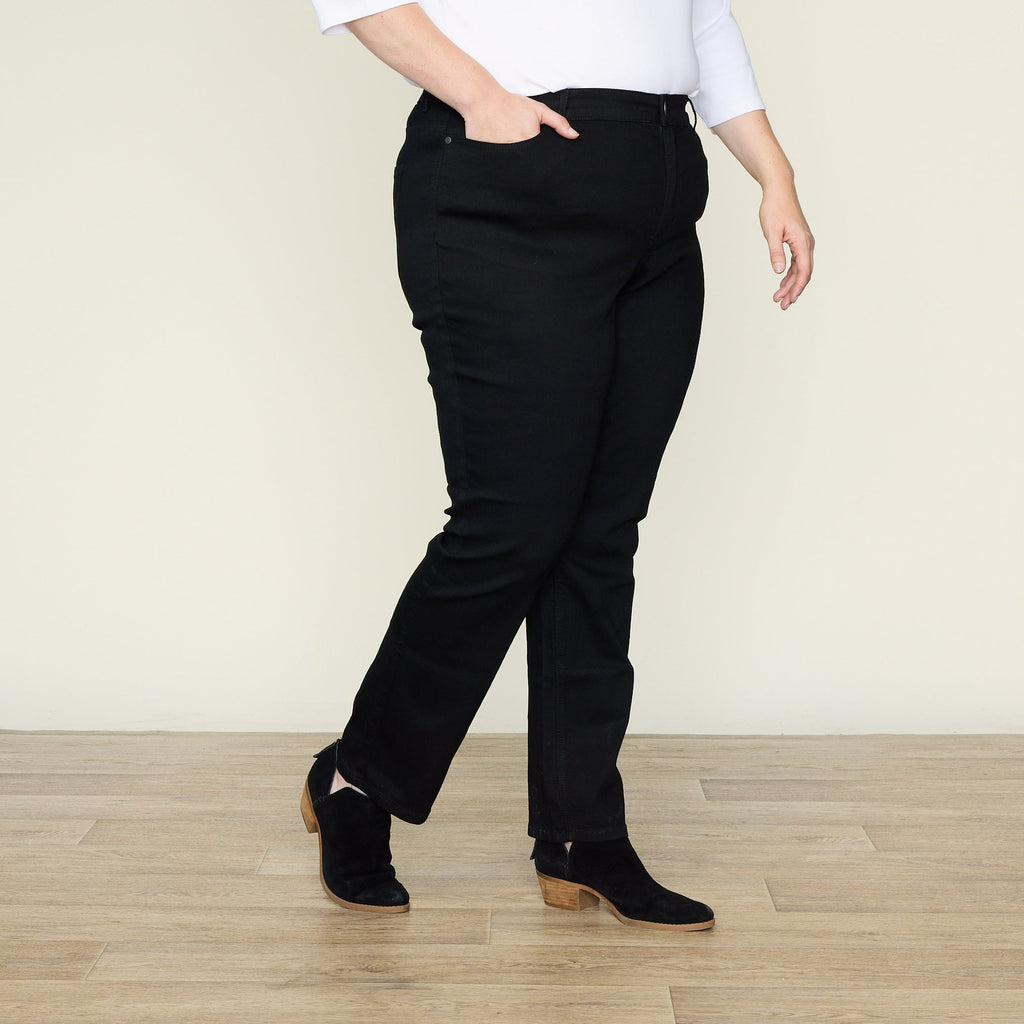 Everyday Relaxed Fit Straight Leg Jean - Black