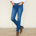 Signature Slimming Shaped Fit Tapered Leg Jean - Medium Stonewash